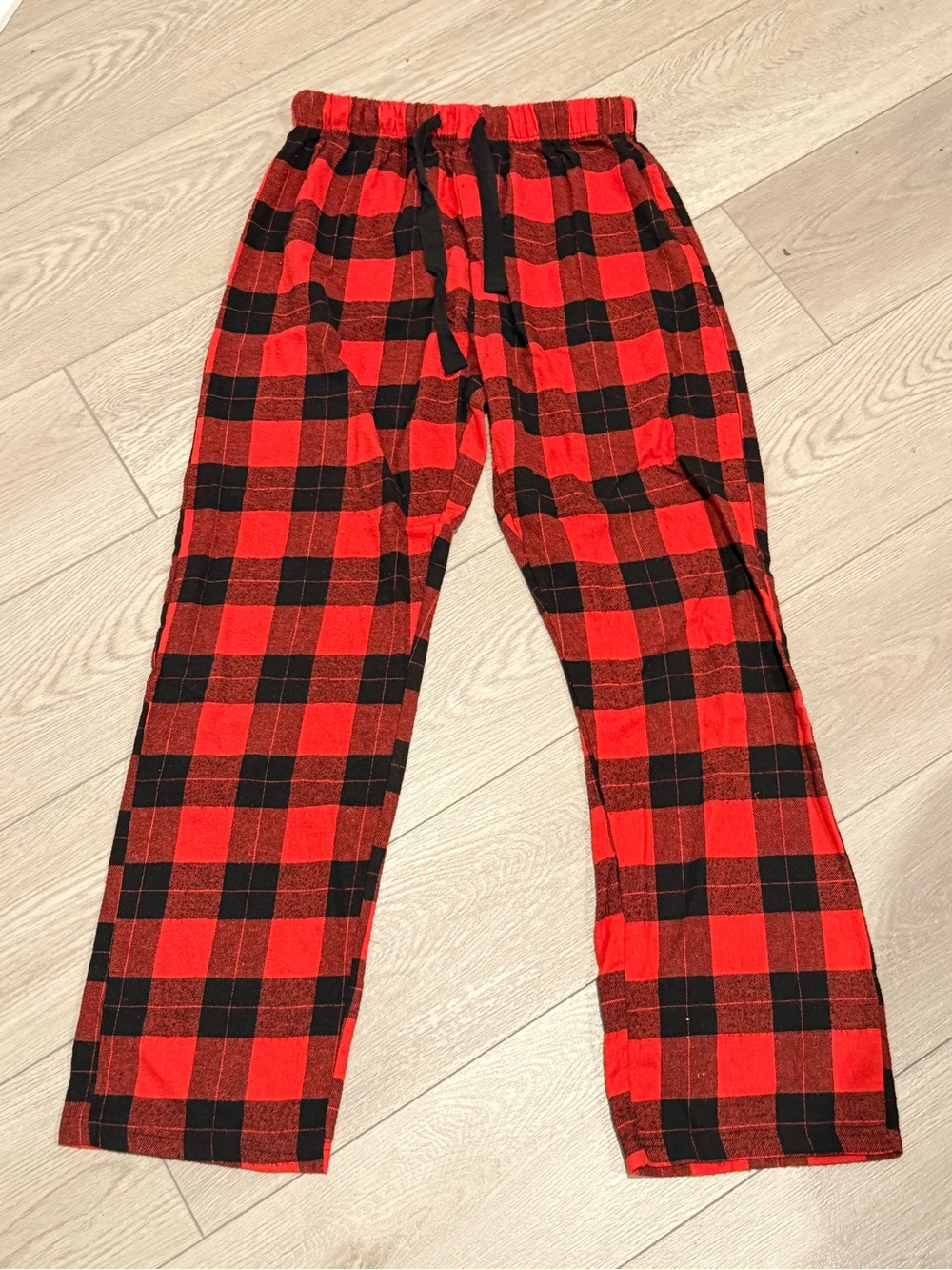Red & Black Plaid Pajama Pants